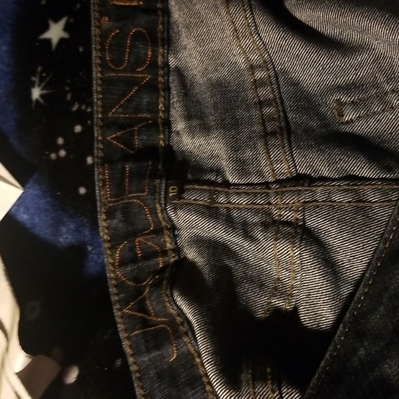 WAS  $89  JAG JEANS Sz 10 Low Rise Boot Leg  Dark wash zipp… - Picture 4 of 17